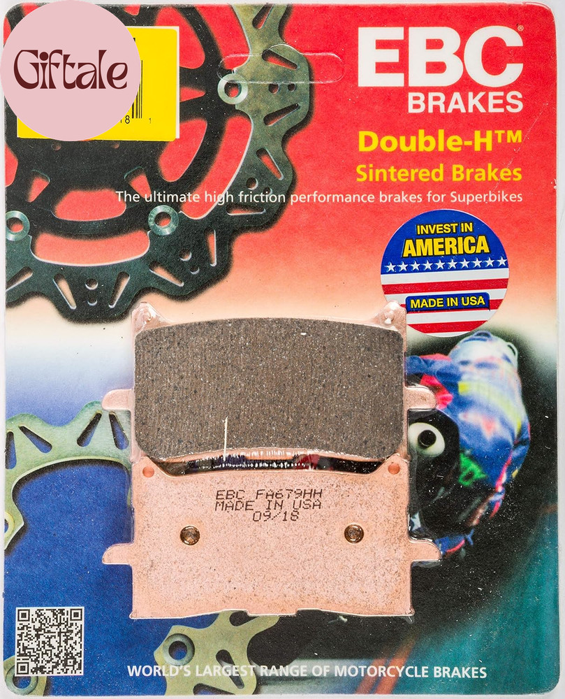 Brakes FA679HH Double-H Series Sintered Disc Brake Pad, Black, One-Size