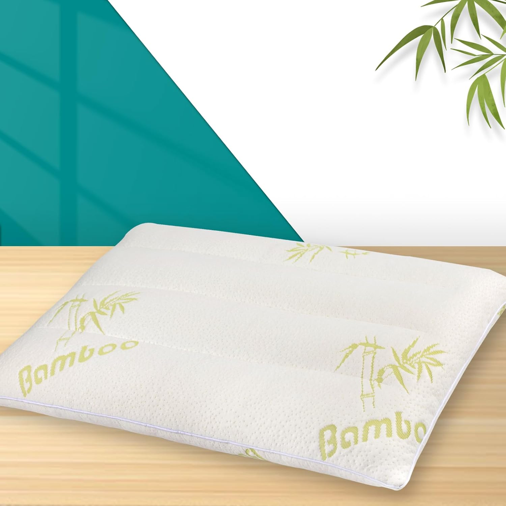 Ultra Thin 2.5 Inch Pillow for Sleeping with 7D High Support