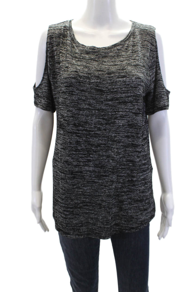 Rag & Bone Jean Womens Cotton Short Sleeve Round Neck Casual Top Gray Size SFree Shipping in US $100+ Orders | $6.95 Orders Below
