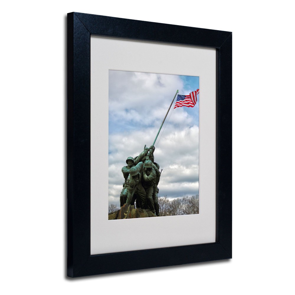 Memorial 2 Canvas Wall Art by CATeyes, Black Frame, 11 by 14-Inch