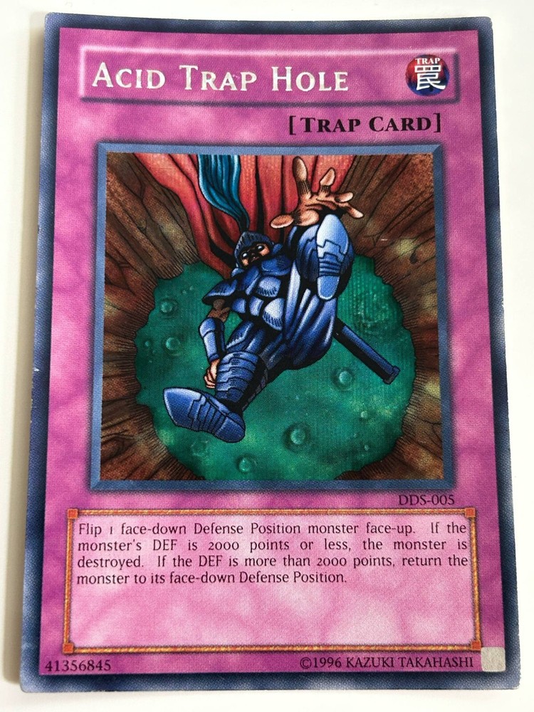 Acid Trap Hole DDS-005 YuGiOh Dark Duel Stories Secret Rare MP-image
