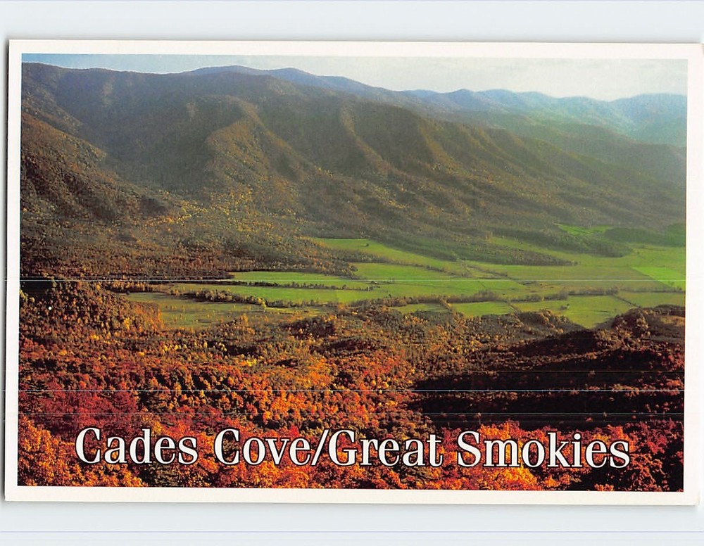 Postcard Cades Cove Great Smoky Mountains National Park Tennessee USA