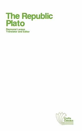 The Republic (Crofts Classics) - Paperback, by Plato - Very Good