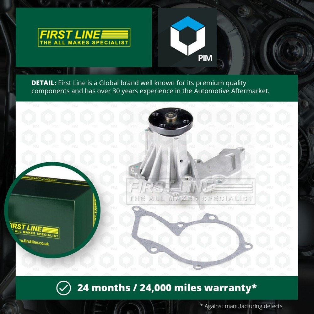 Water Pump fits FORD MONDEO Mk5 1.5 2014 on Coolant Firstline 1077539 1566239