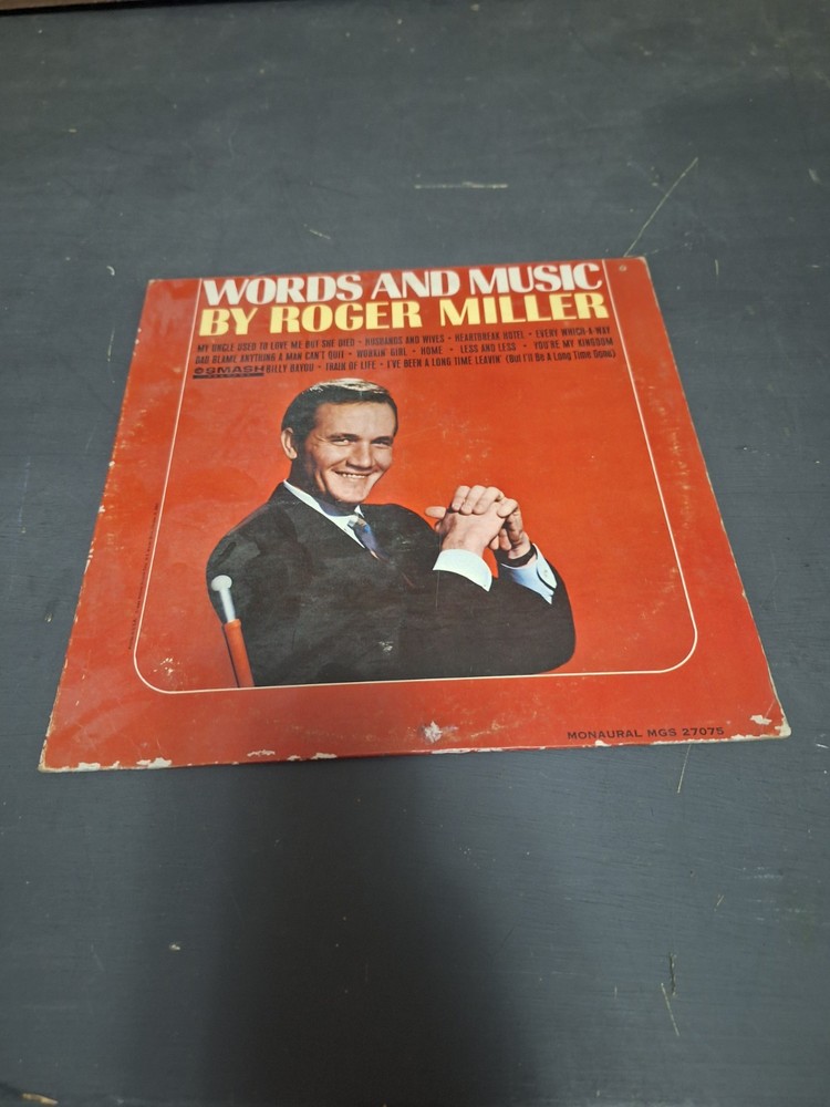 Roger Miller – Words And Music By Roger Miller - VINYL RECORD