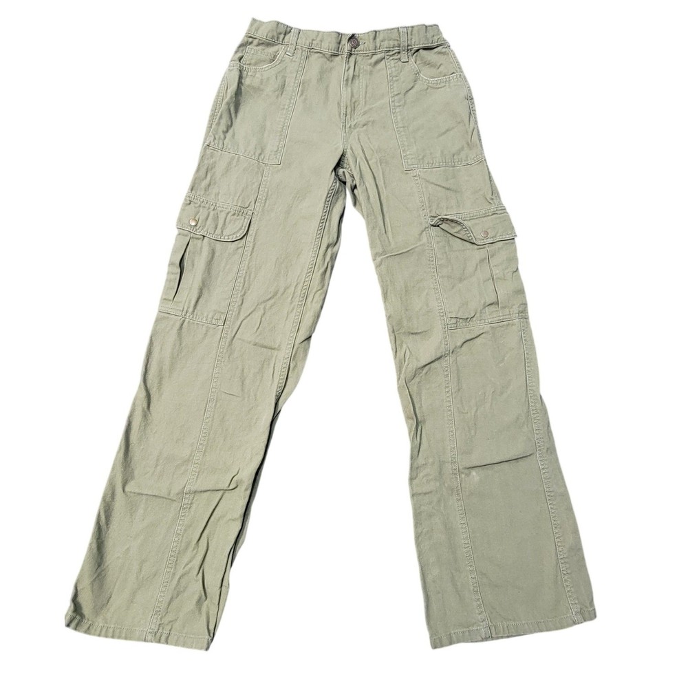 EUC Aeropostale Utility Cargo Pants Women M (30x30) Green Retro Relaxed Y2K