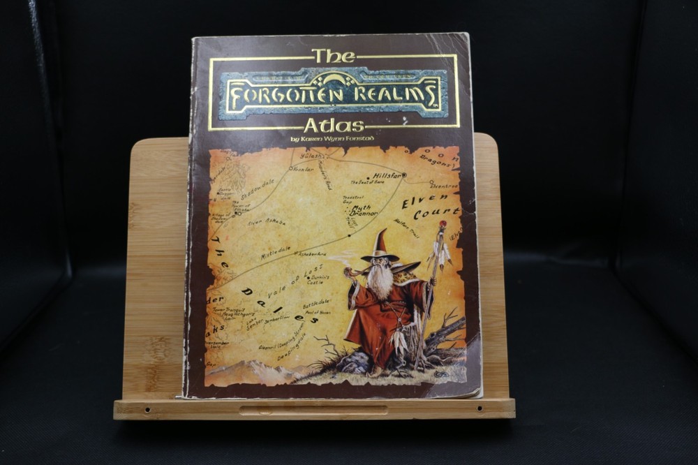 AD&D  Advanced Dungeons & Dragons THE FORGOTTEN REALMS ATLAS 8442 TSR 1990