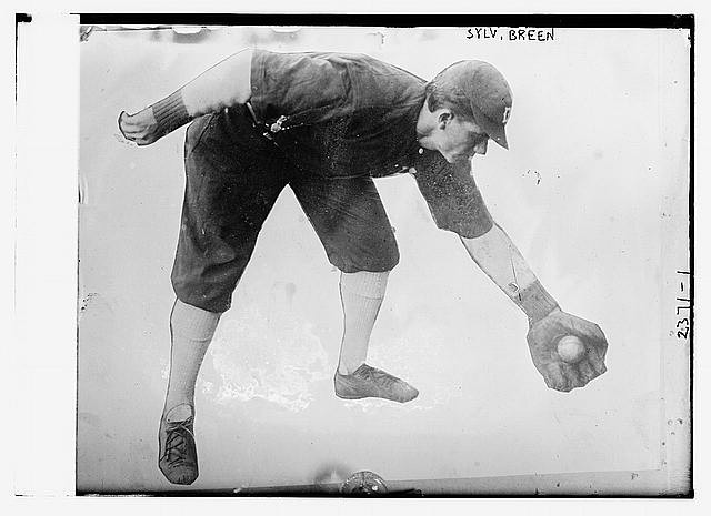 Sylvester Breen,Duluth,minor league (baseball),1910,1915,mitt,ball,sports