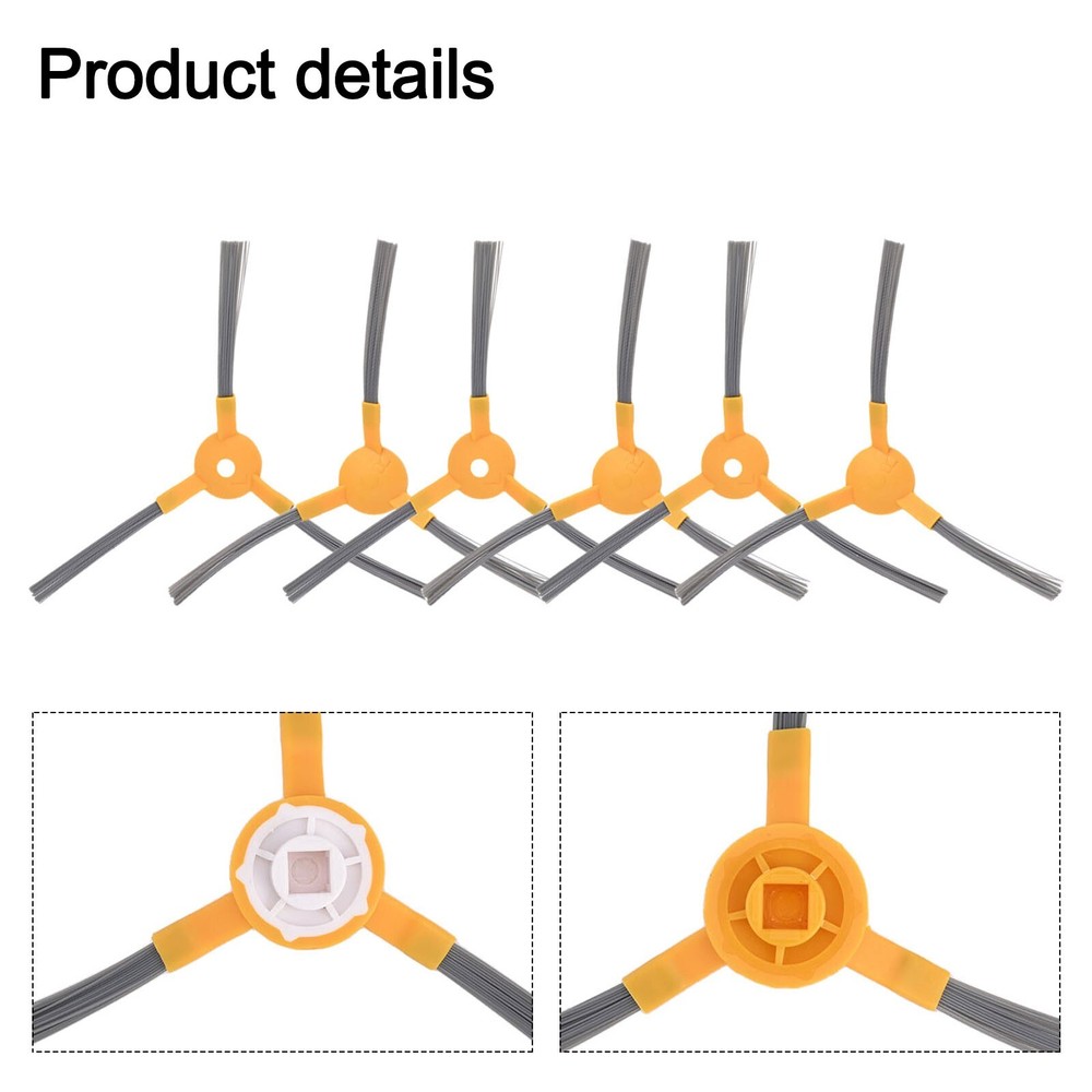 Vacuum Cleaner Parts Side Brushes Accessories Compact Easy Installation