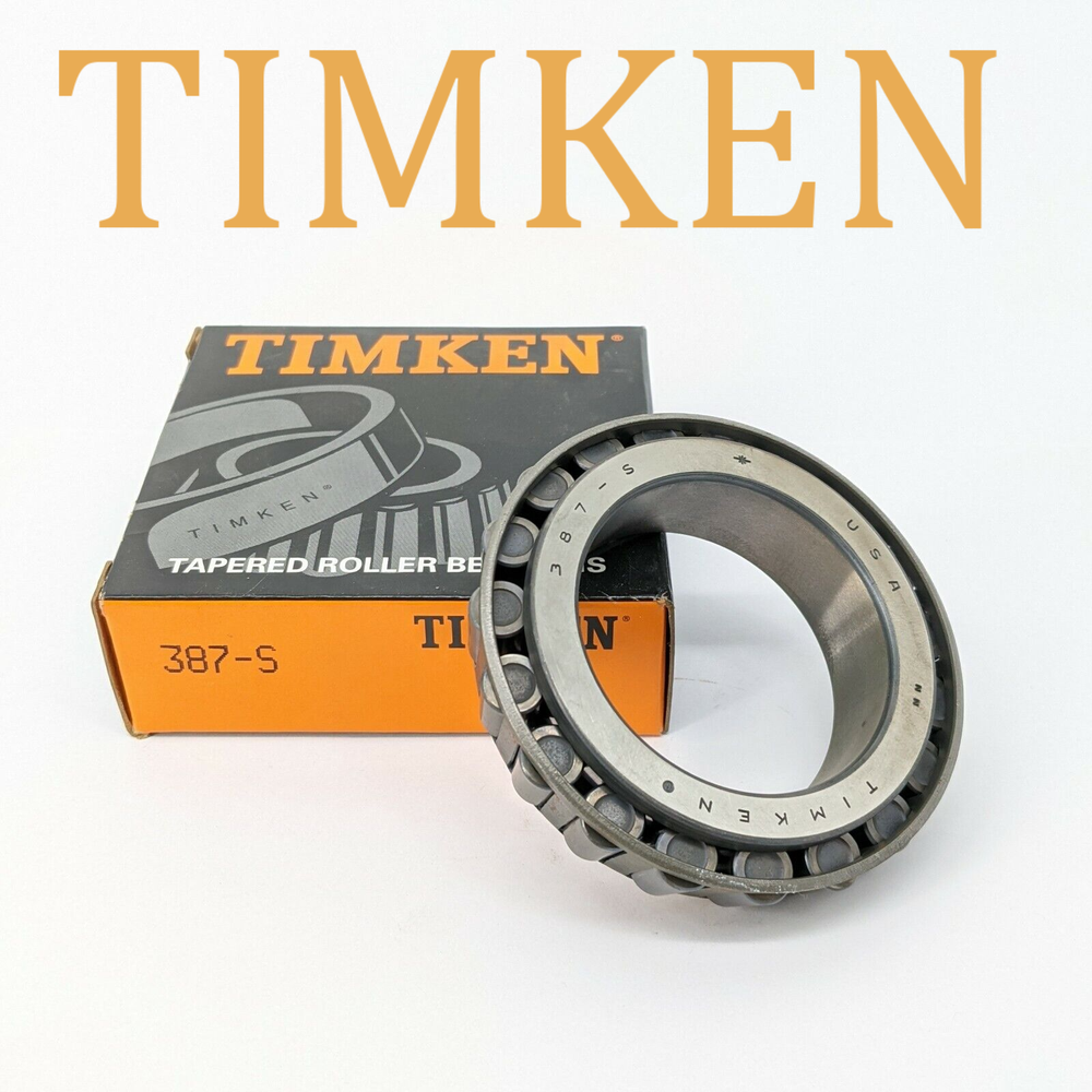 Timken 387-S Steel Tapered Bearing with Micro Blue Coating Outer Rear Metal