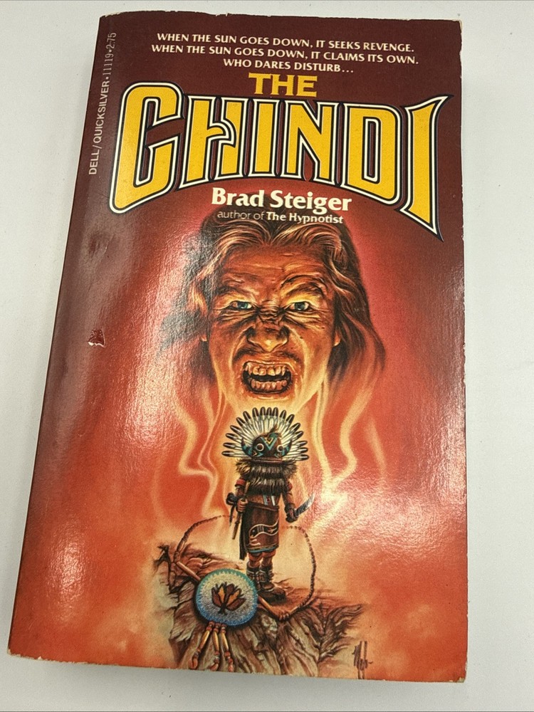 The Chindi by Brad Steiger  PB 1st Printing 1980 Dell Books Horror Good
