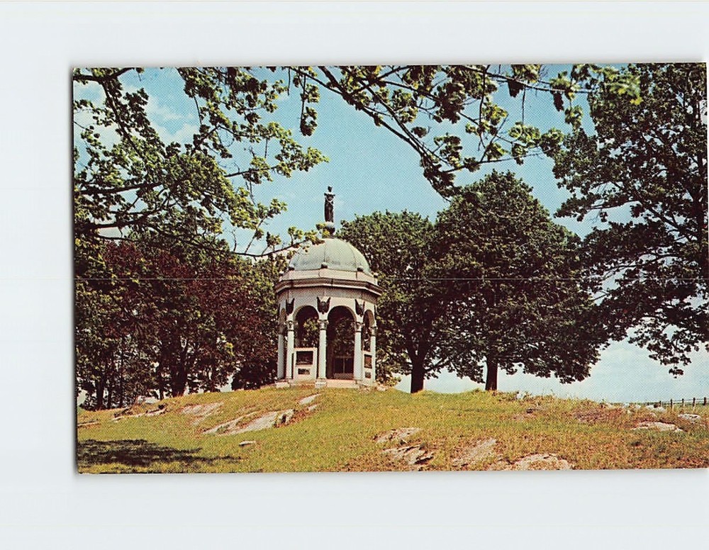 Postcard Maryland Monument Antietam Battlefield Sharpsburg Maryland USA
