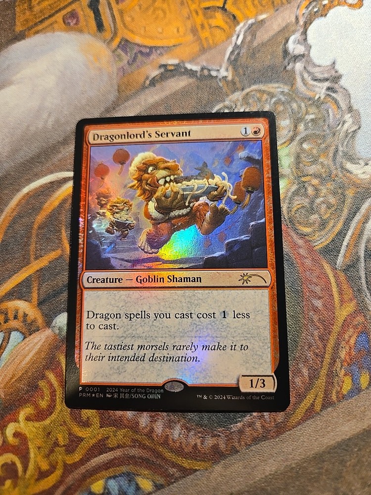 Dragonlord's Servant Foil MTG 2024 Year Of The Dragon Played Condition