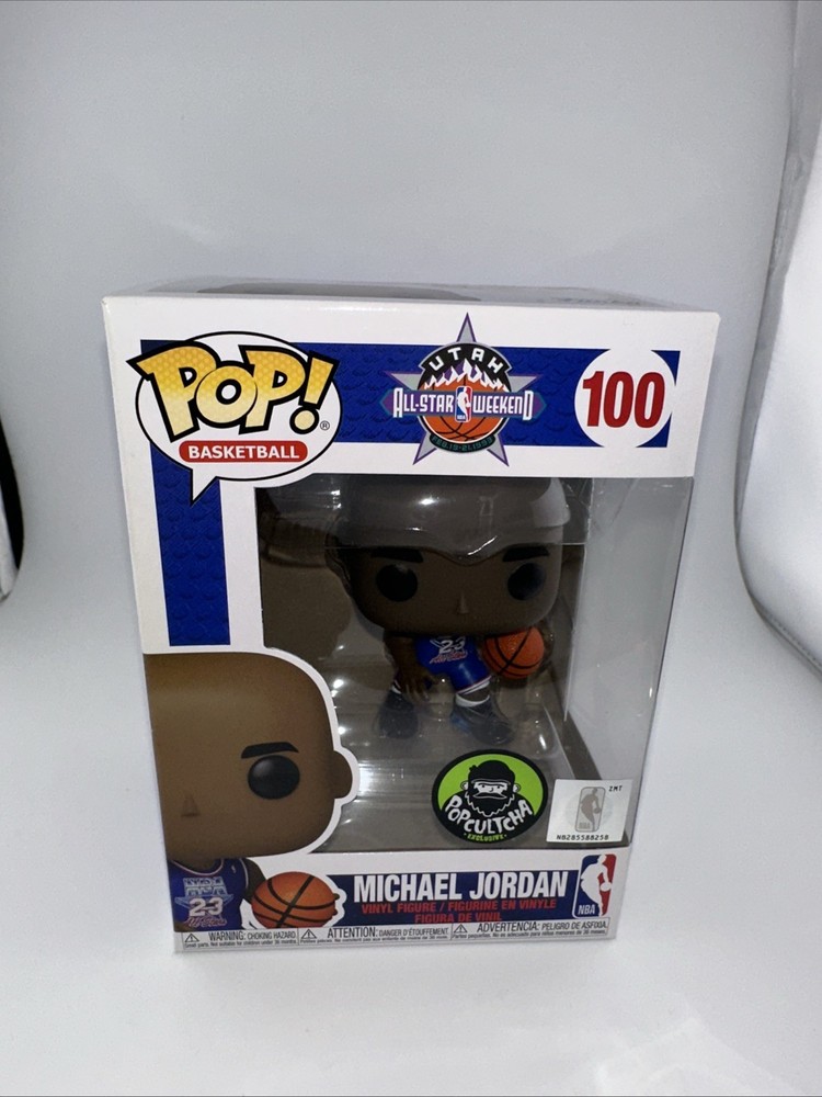 FUNKO POP, ALL-STAR WEEKEND #100 MICHEAL JORDAN POPCULTCHA EXCLUSIVE