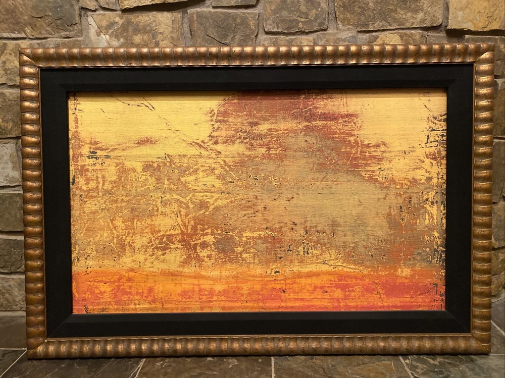 Vision Art Custom Frame For 55'' TVs With Harry Gruenert Abstract Print-image