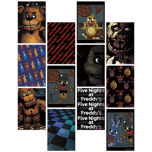 Five Nights at Freddy's 12-Pack Poster Collage