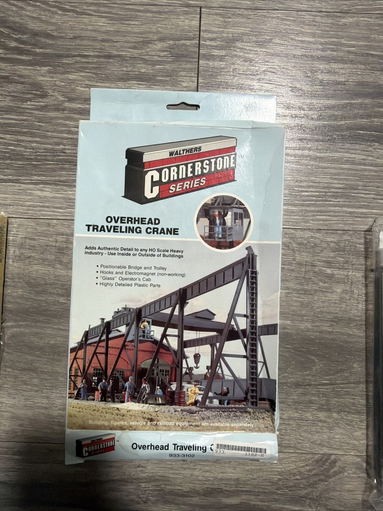 Cool Walthers Overhead Traveling Crane Commercial Building Kit HO