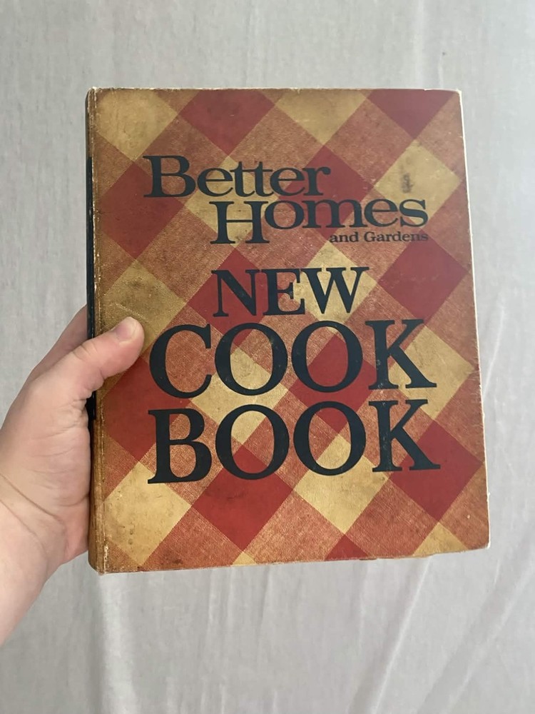 Better Homes And Gardens New Cook Book VTG 5 Ring Binder Cookbook Plaid 1953