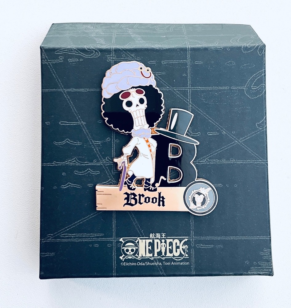 One piece Brook lapel pin badge anime whole cake island