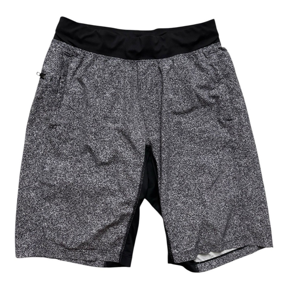 Lululemon Shorts Mens Sz XL (possibly) Marled Gray T.H.E Linerless Training 11