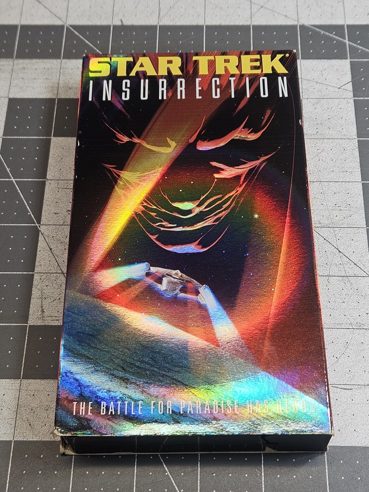 Star Trek Insurrection VHS Tape 1998 Paramount Pictures Hi-Fi Stereo PG Sci-Fi