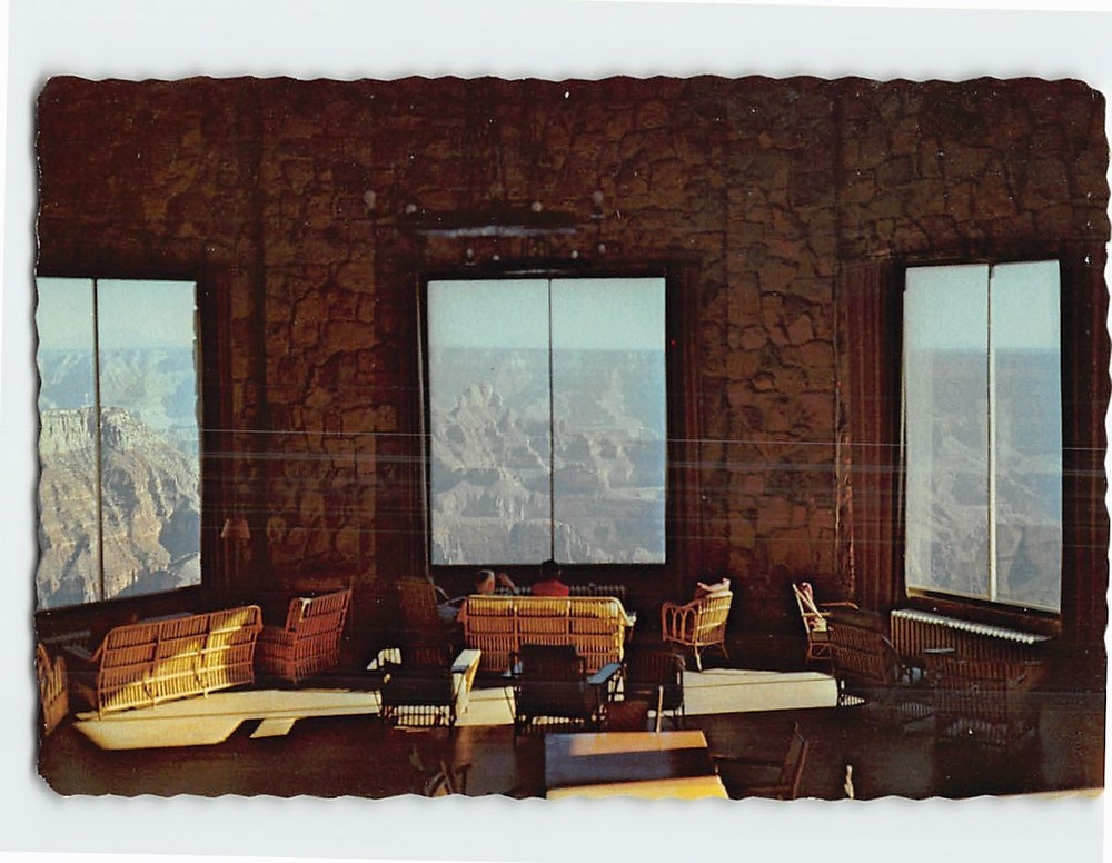 Postcard Grand Canyon Lodge Grand Canyon National Park North Rim Arizona USA