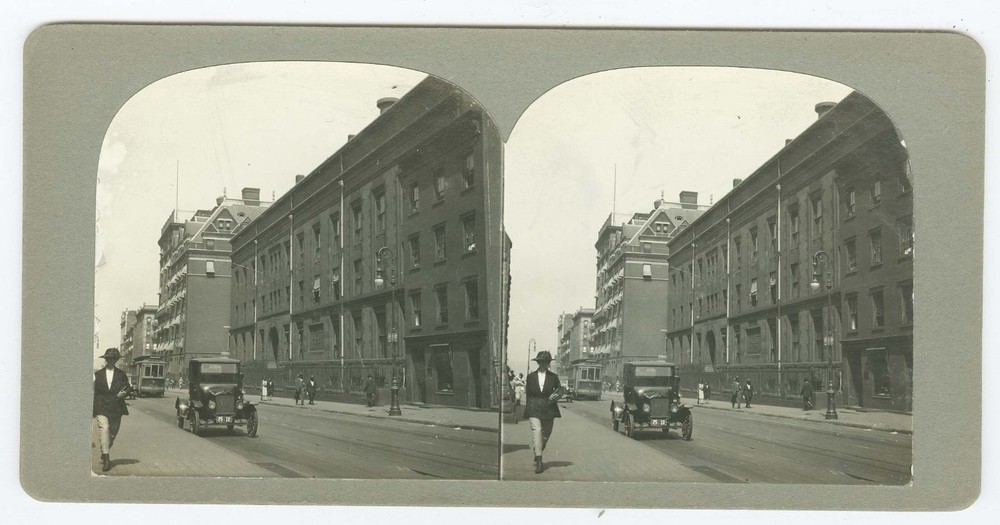 G2501~ NEW YORK CITY STREET – Stereoview Location Not Identified