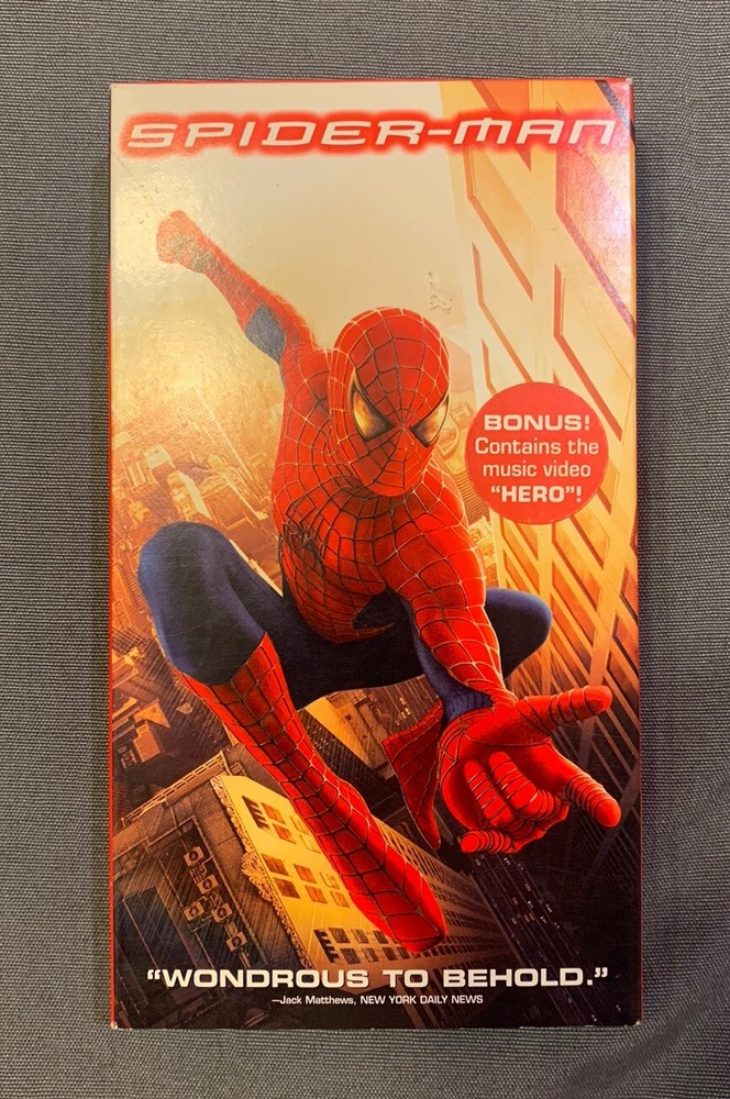Spider-Man Movie 2002 VHS VG