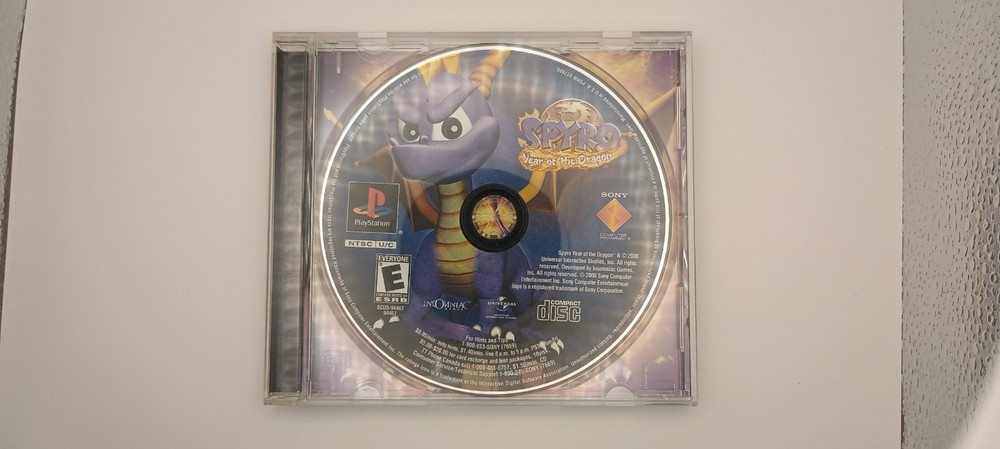 Spyro Year of the Dragon (Sony PlayStation 1, 2000) *Tested*