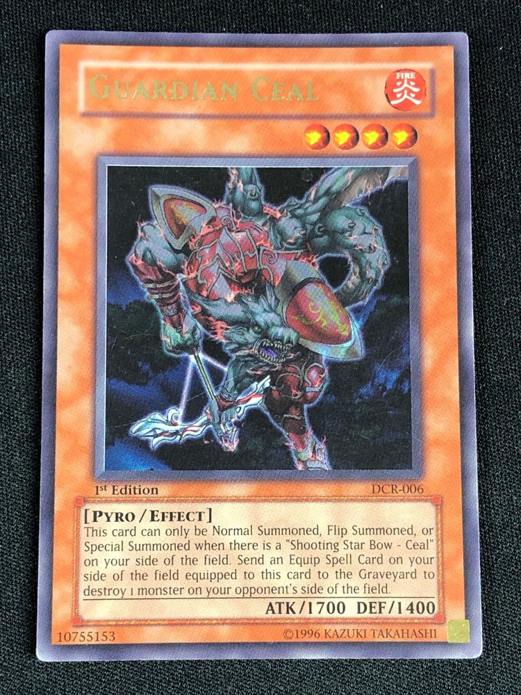 YUGIOH GUARDIAN CEAL DCR-006 1ST ULTRA PLAY/WEAR