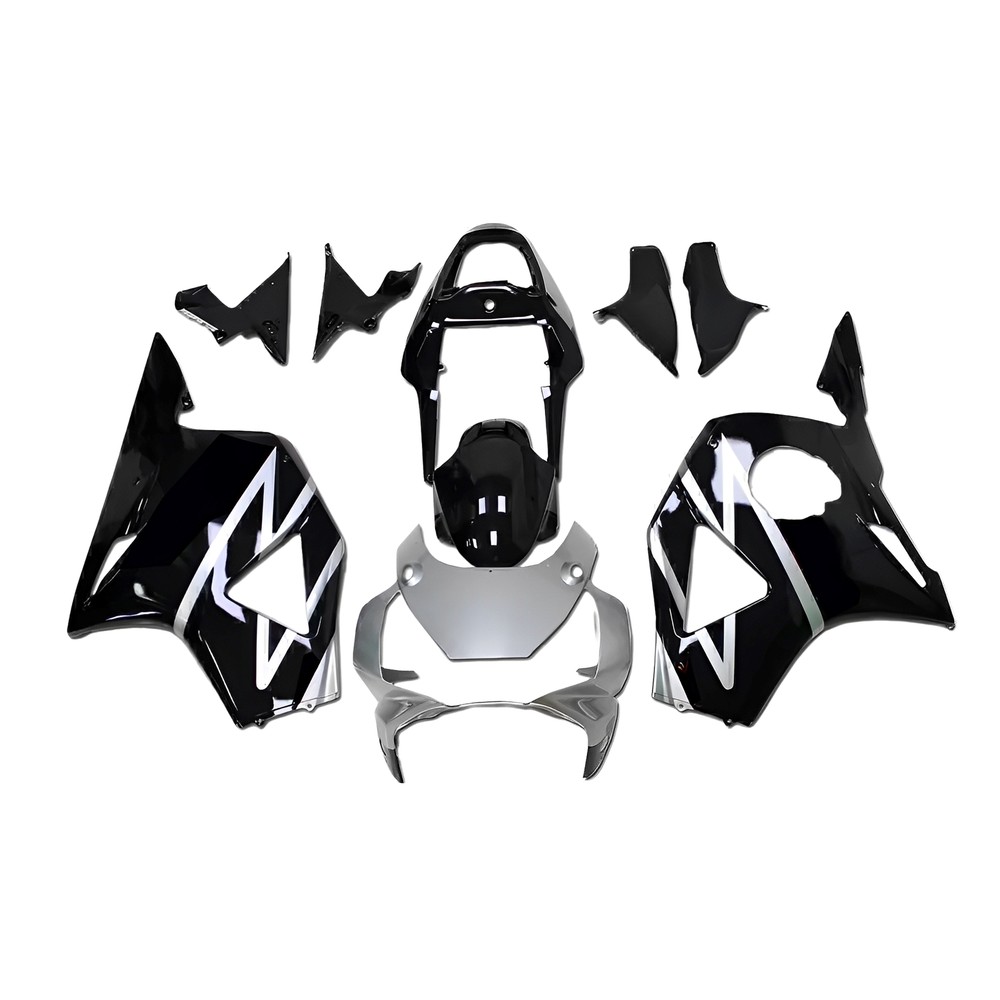Silver Black Fairings Kit for Honda CBR954RR 2002 2003 ABS Injection Bodywork