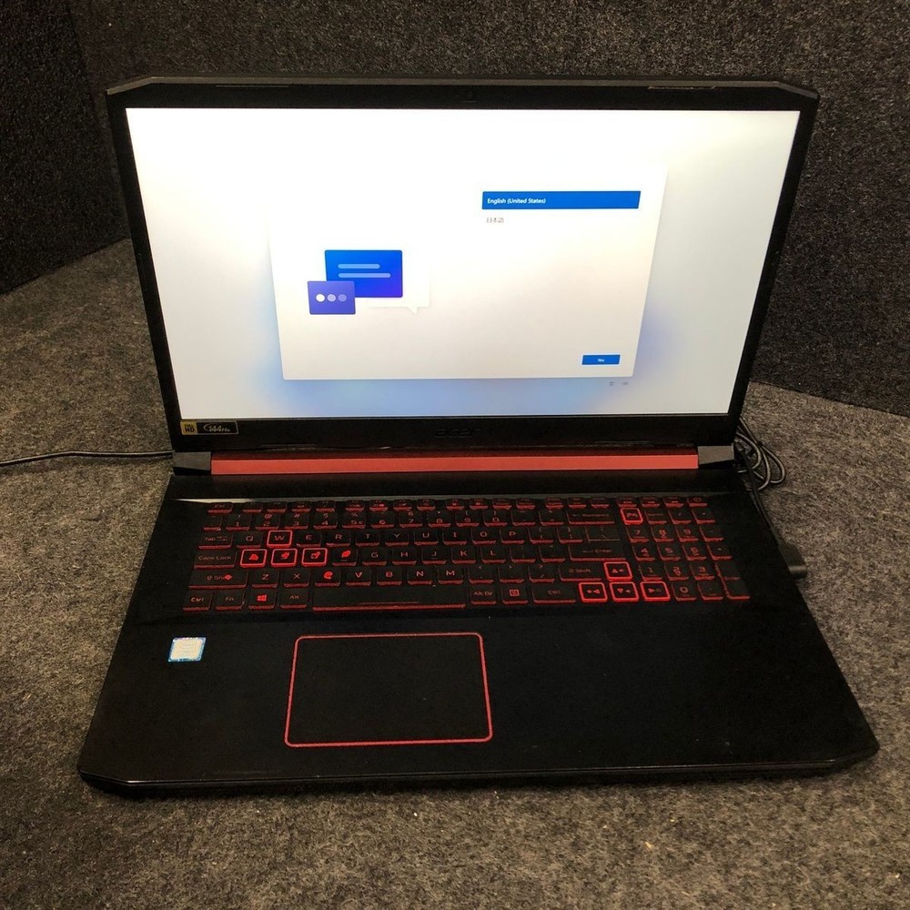 Acer Nitro 17 Gaming Laptop i7 RTX 2060 16GB RAM 256GB SSD Win 11-image