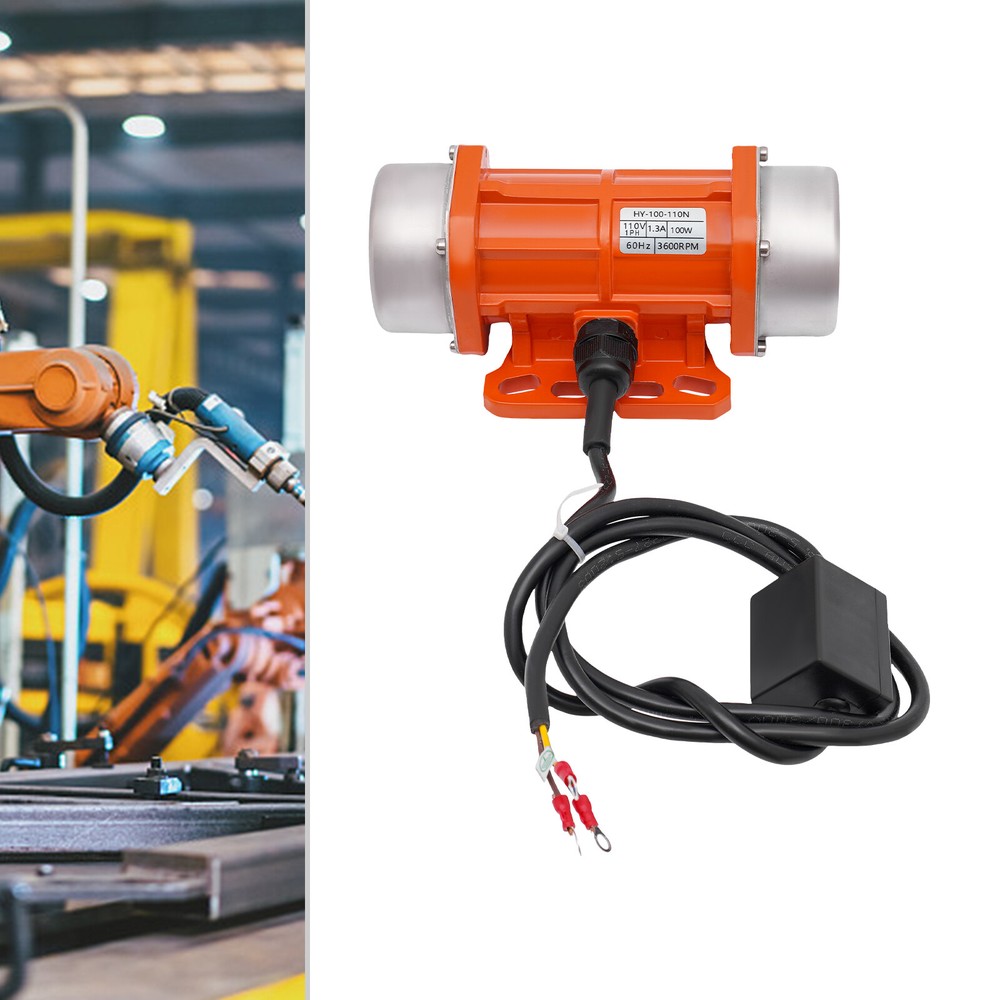 100W 110V AC Industrial Single Phase Electric Vibration Motor Vibrator