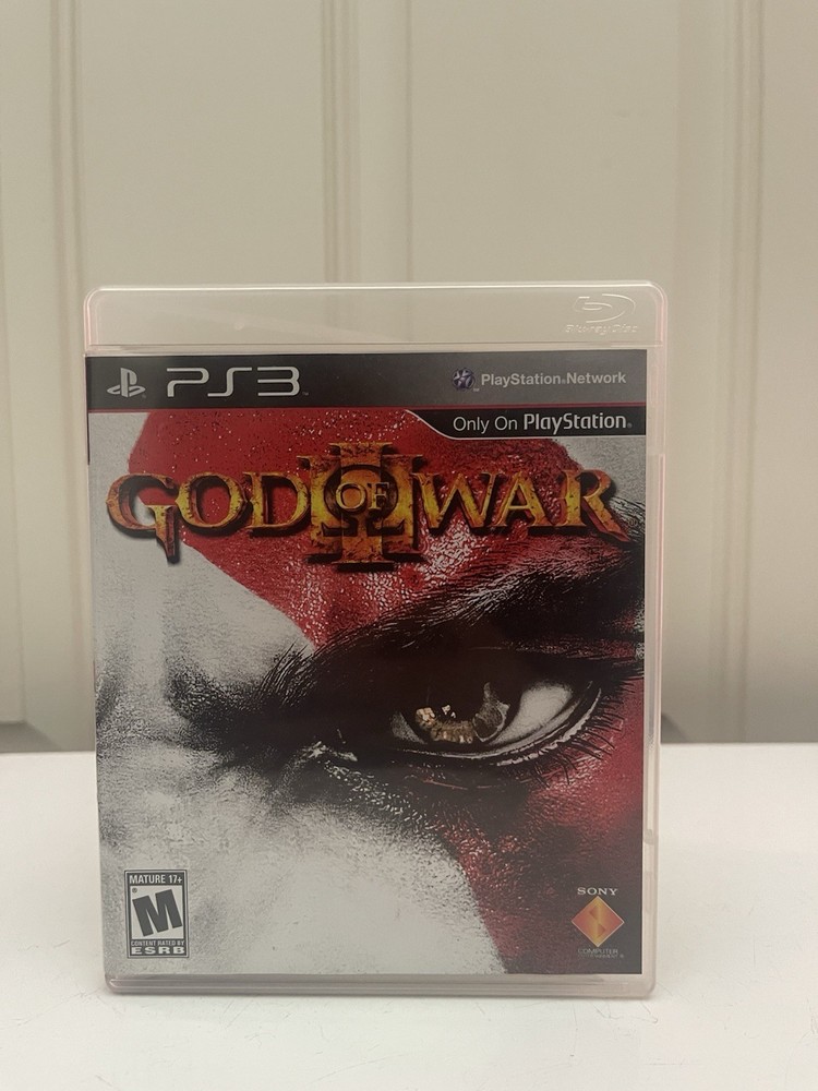 God of War III (Sony PlayStation 3, 2010) Fully Tested & Working- w/ Manual CIB