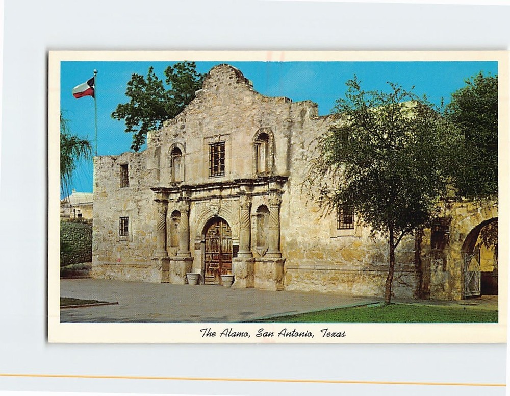 Postcard The Alamo San Antonio Texas USA