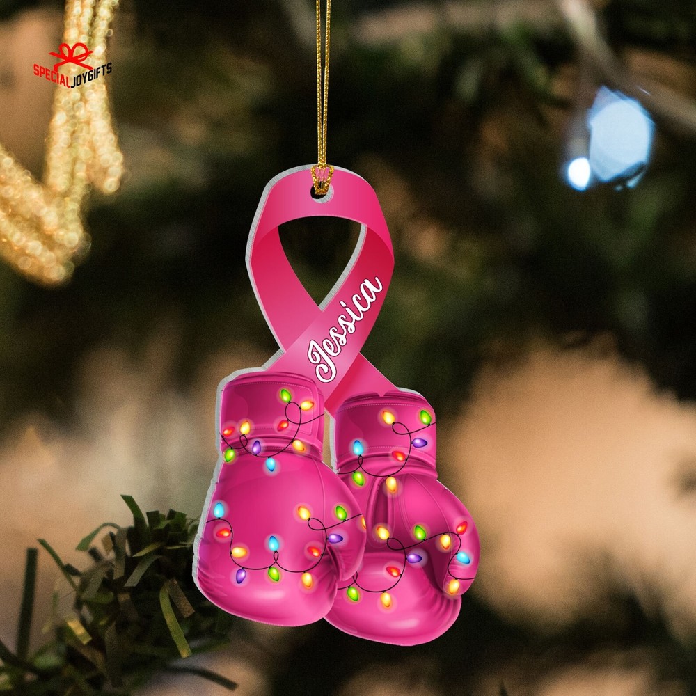 Breast Cancer 2d Flat Printed Acrylic Ornament Not 3d Breast Cancer Awareness
