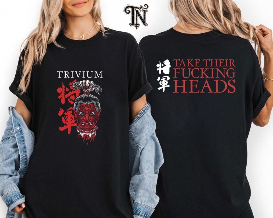 Trivium Shogun 10 Year Anniversary Take Their Fcking Heads 2025 New T-Shirt