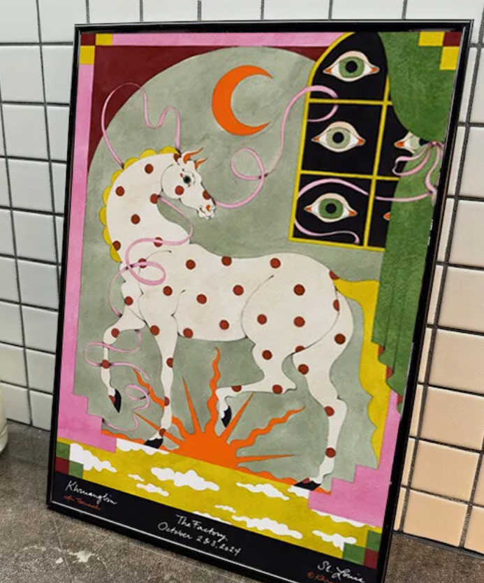Poster!! Khruangbin Oct 2-3 2024 The Factory, St. Louis, MO Concert Tour Poster