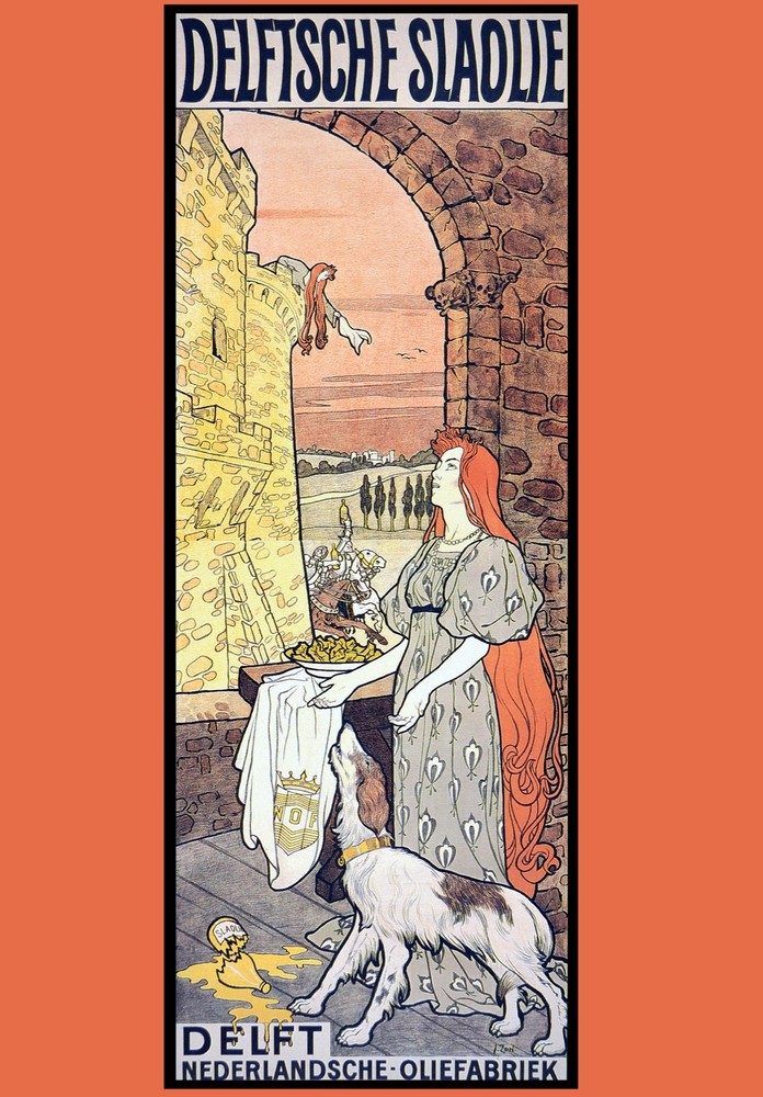 Delftsche Slaolie Decorative Poster.Quality room Home Graphic Art Design. 3826