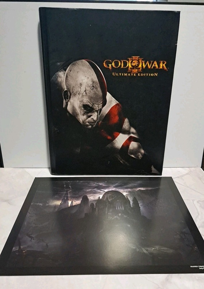 God of War 3 Ultimate Edition Book (Hardcover, 2009, BradyGames) Strategy Guide
