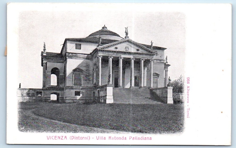 Villa Roonda Palladiana - Vicenza Dintorni ITALY UDB Postcard
