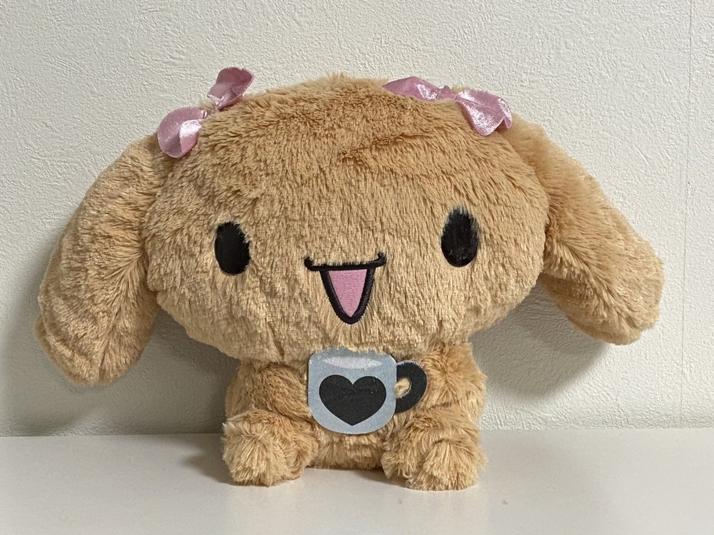 Sanrio Cinnamoroll Cafe Color Mocha Big Plush doll 9inch From Japan