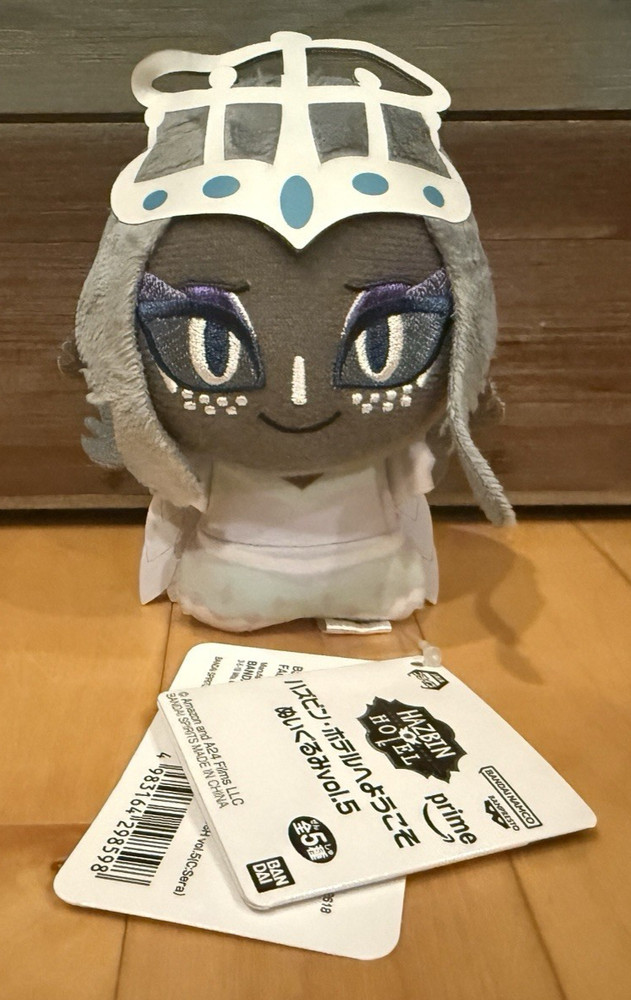 Bandai Banpresto Hazbin Hotel Chibigurumi Angel Sera Mini Plush Keychain Japan