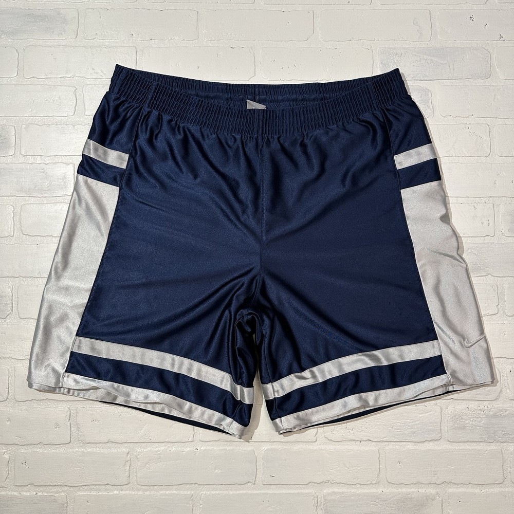 VTG Nike Basketball Shorts Mens 2XL Dazzle Shiny Athletic Baggy Y2K XXL
