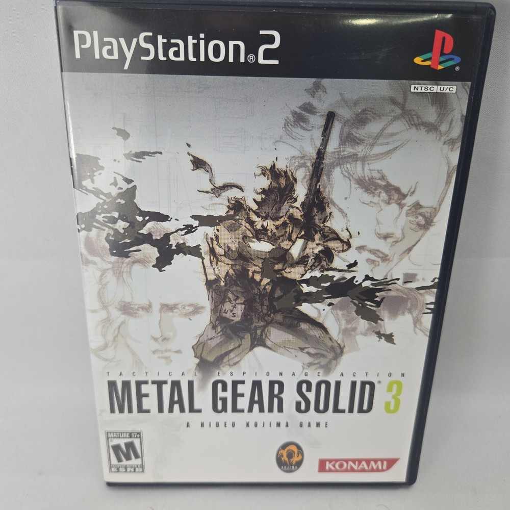 Metal Gear Solid 3 (Sony PlayStation 2, 2008) PS2 CIB Complete W/ Manual Mint