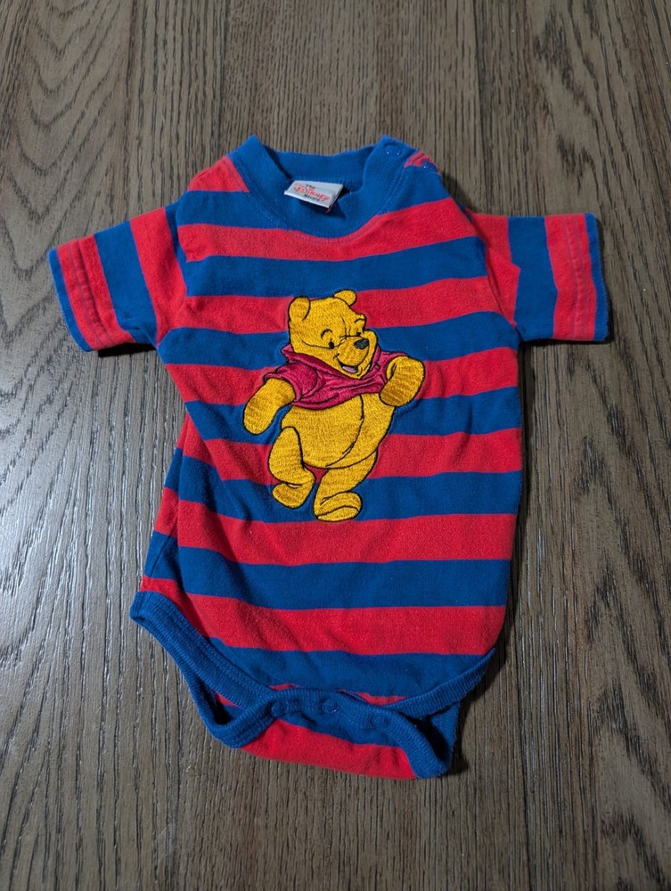 Disney Store Vintage  Winnie the Pooh 1 piece Romper 3 Months Embroidered
