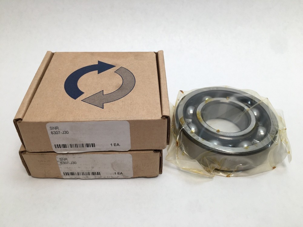 SNR 6307J30 Bearing Open 35x80x21 mm 6307 J30 C3 6307C3 France 2 pcs