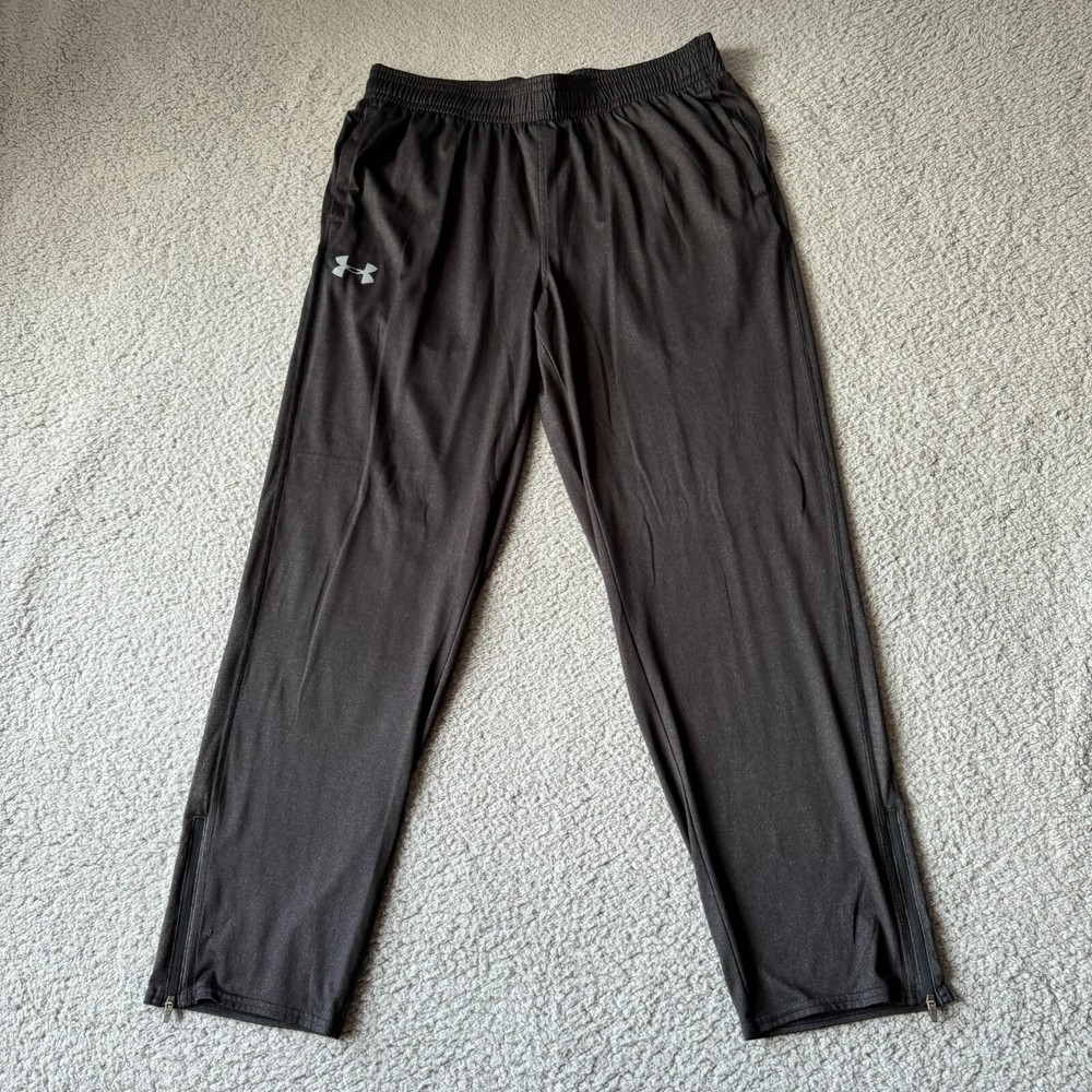 NEW Under Armour Pants Mens Extra Large Black Tech Jogger Sweat Loose Heat Gear