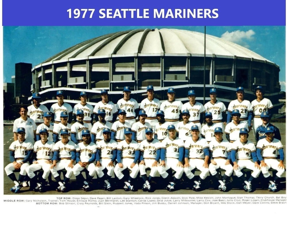 1977 Seattle Mariners Team Baseball Mlb 8x10 PHOTO PRINT