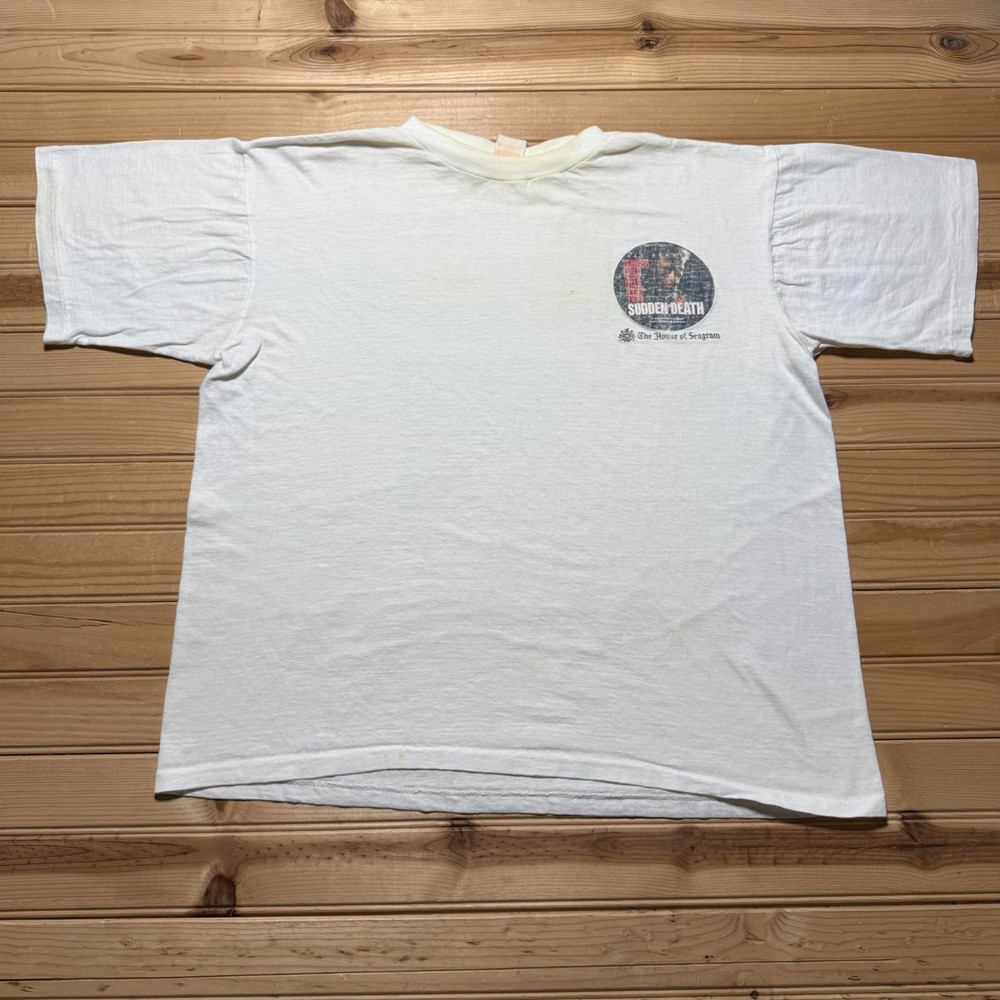 Vintage 1995 Sudden Death Jean Claude Van Damme Graphic Promo T-Shirt - Large